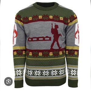 Star Wars. Numskull. Boba Fett Crewneck Sweater. Size Small